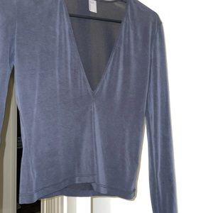 Vintage black chop top